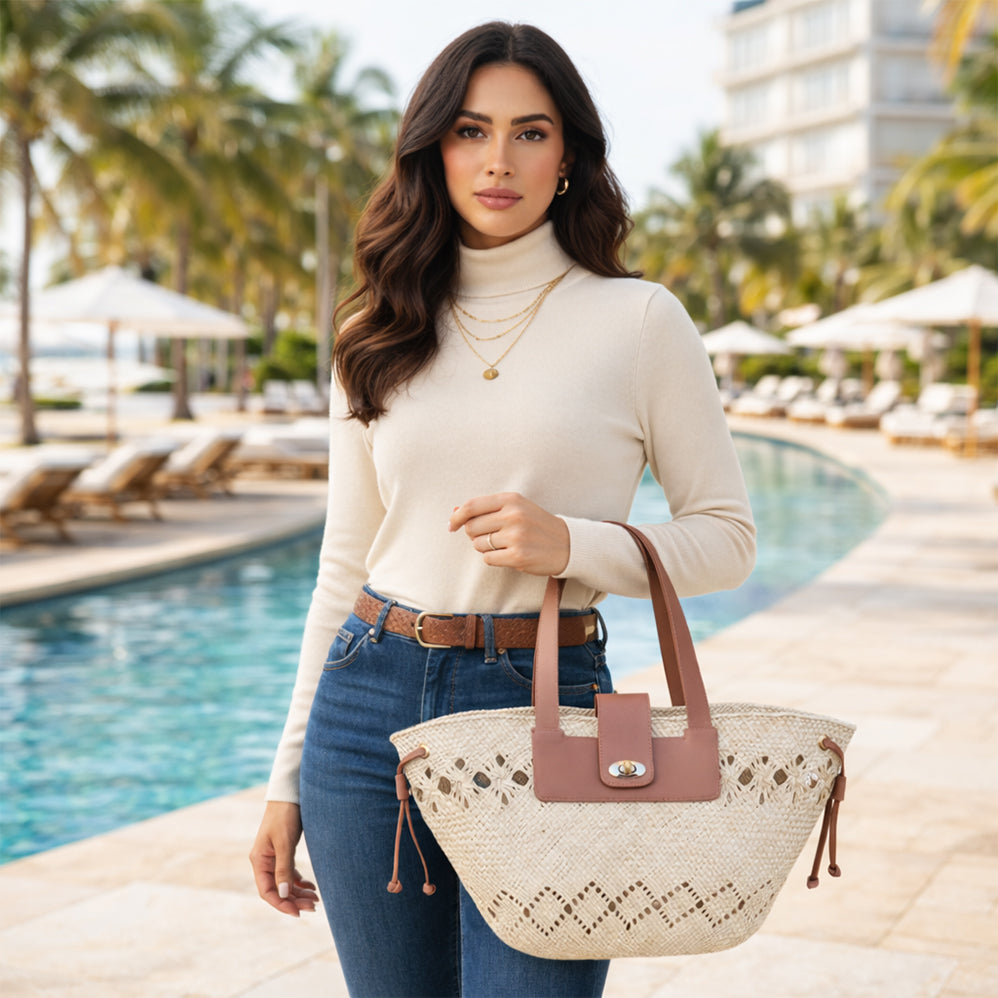 Caña Flecha Tote Large Brown