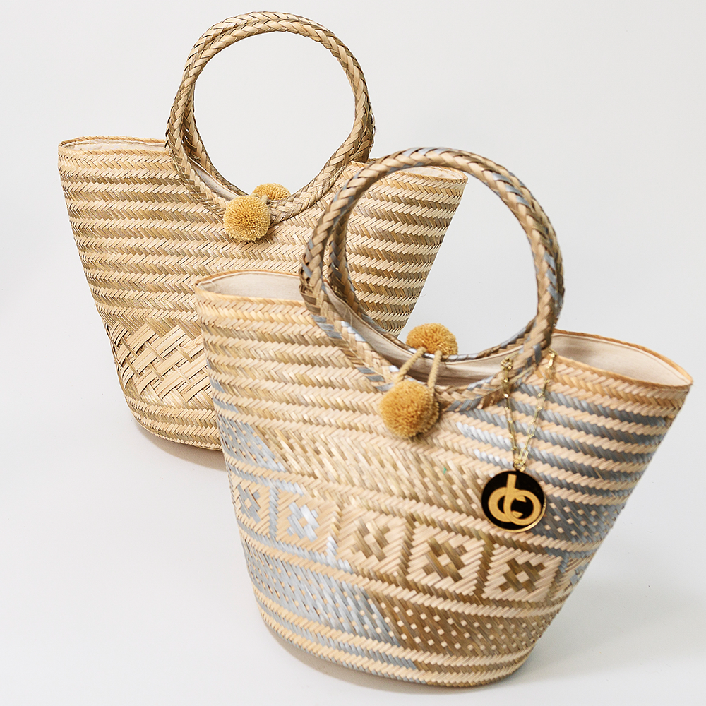 Hand tote Gold