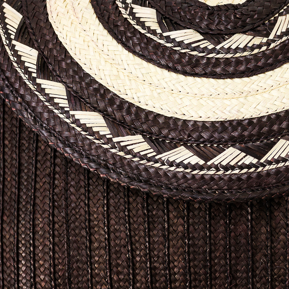 Small Clutch Black and Beige