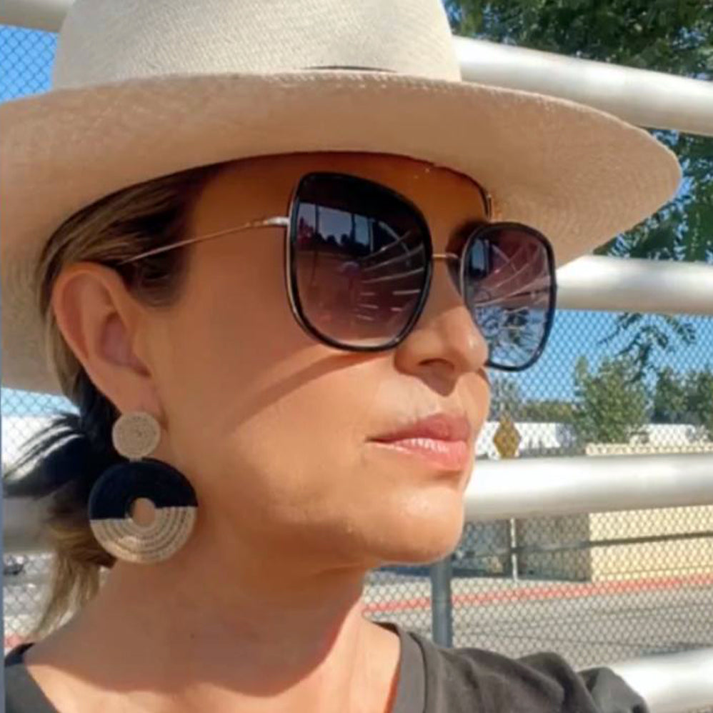 Onyx earrings