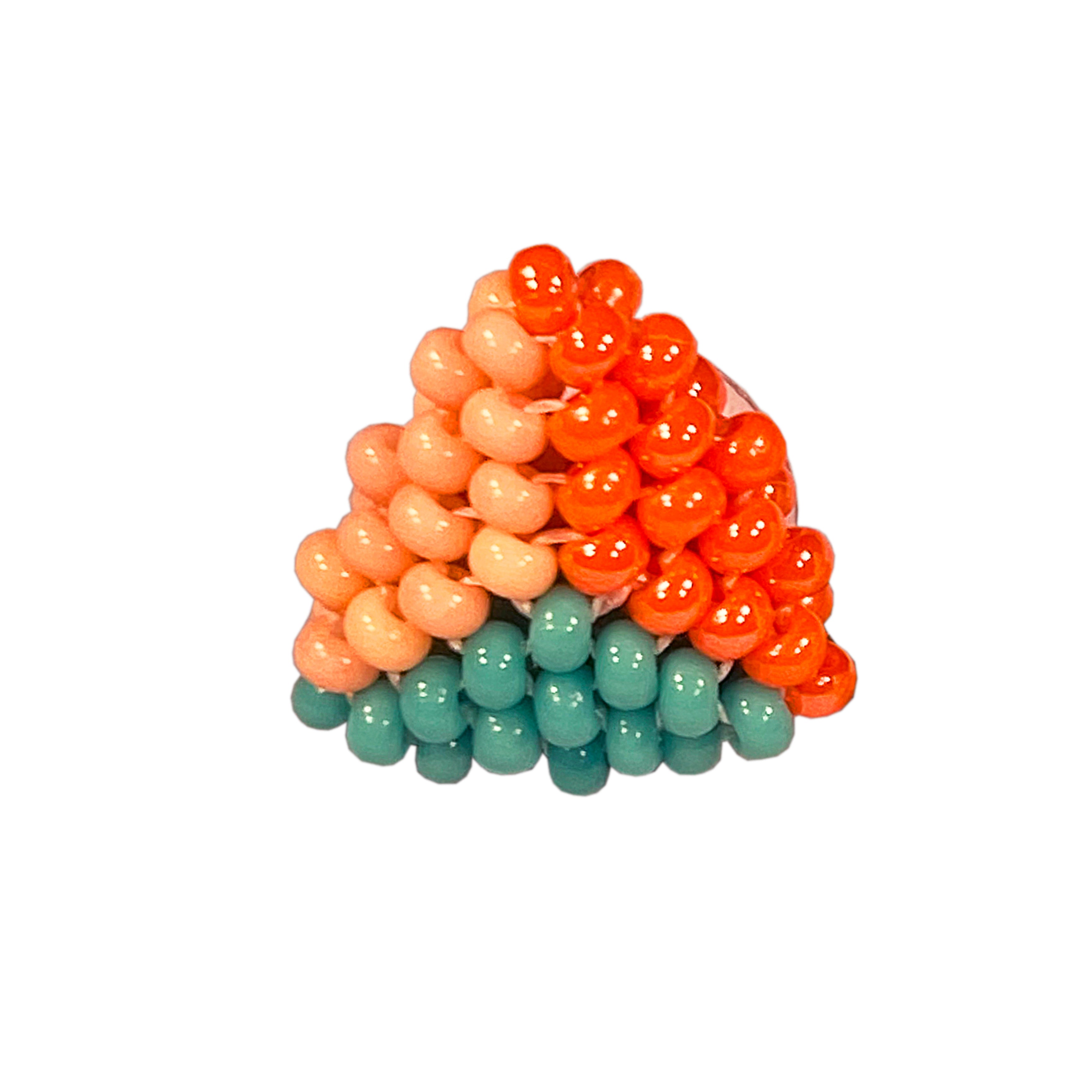 Peach Orange Aqua
