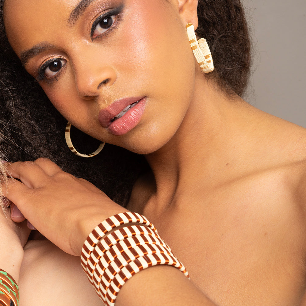 Bracelet Beige and Copper