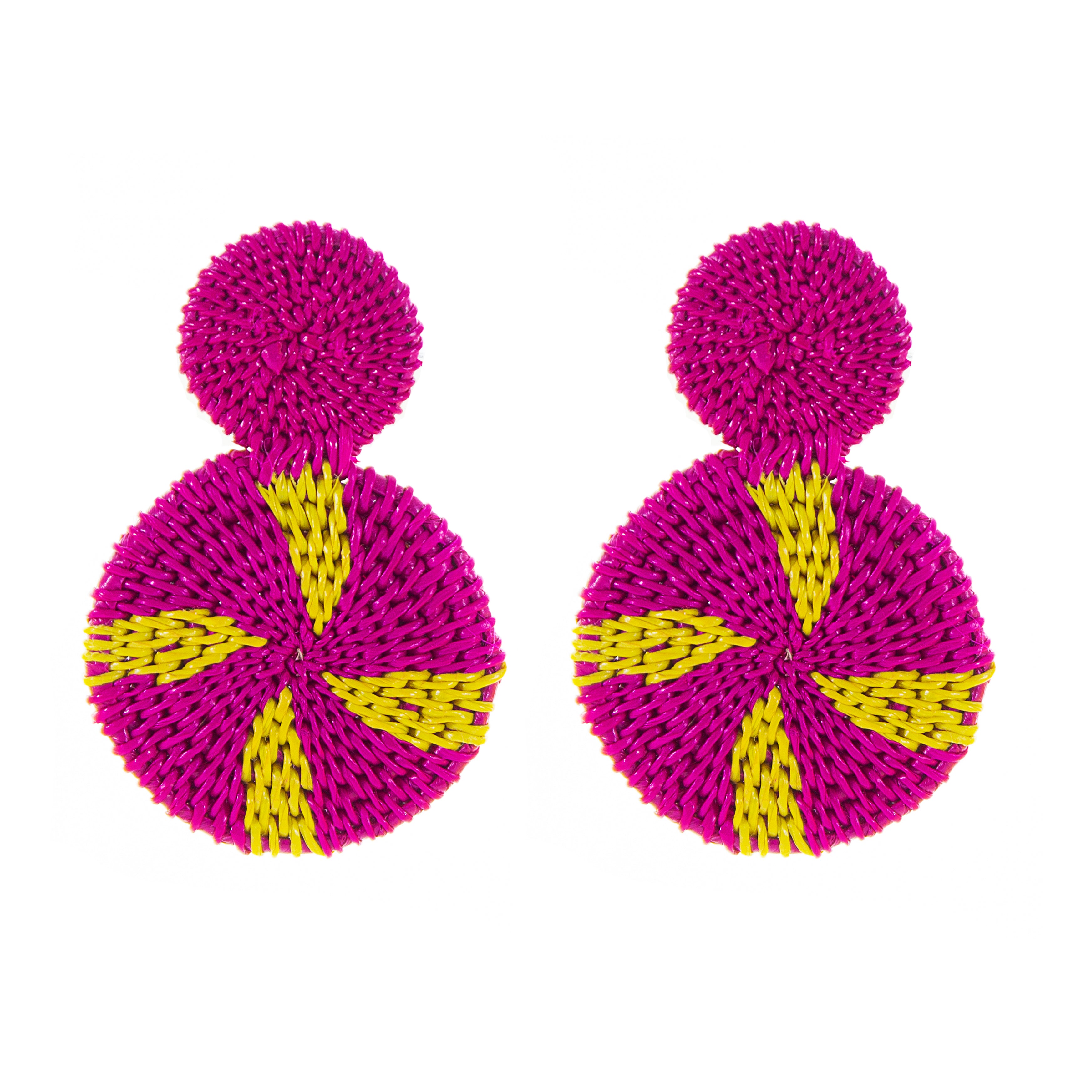 Fuchsia and Yellow
