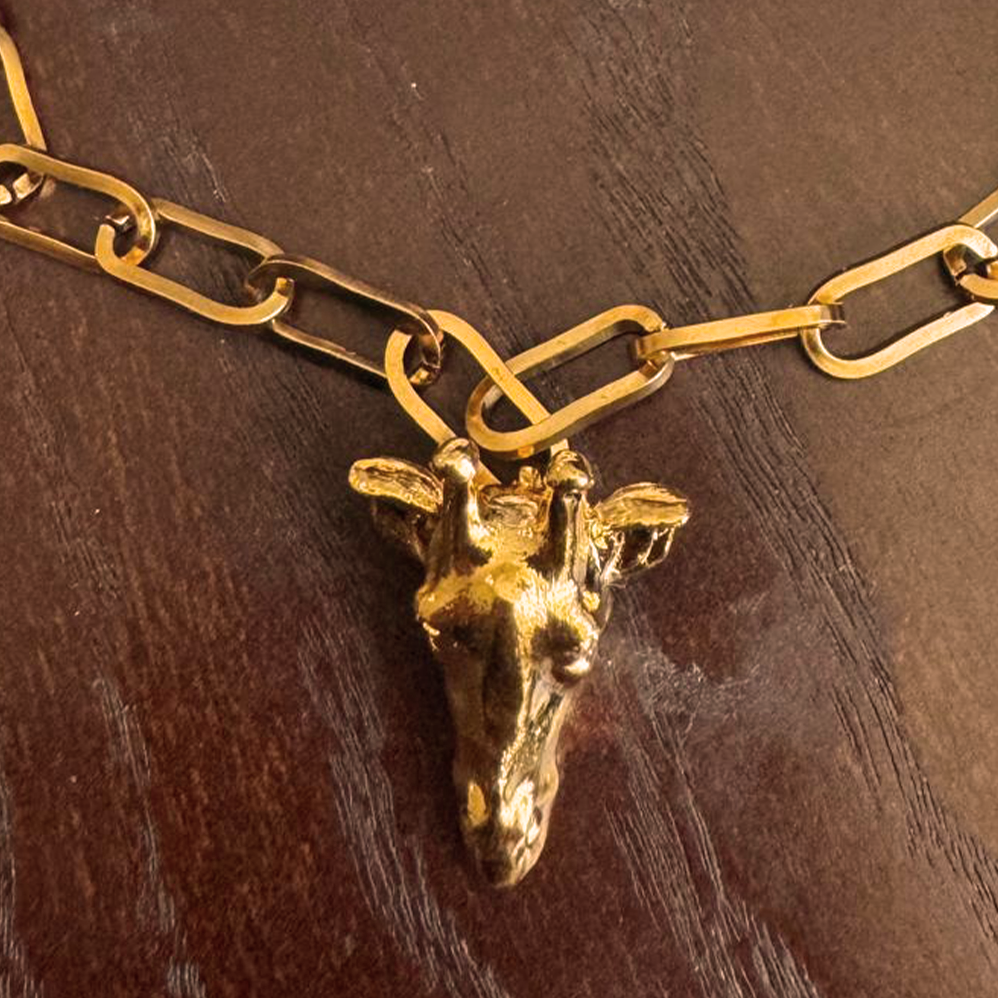 Giraffe Charm Necklace