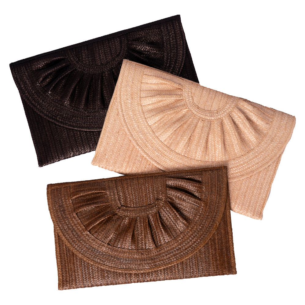 Squared Moon Clutch Rose Gold