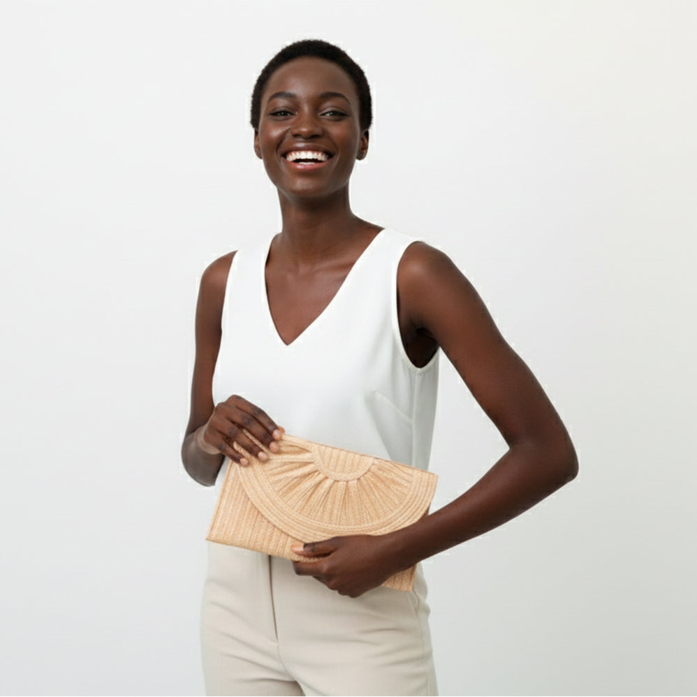 Squared Moon Clutch