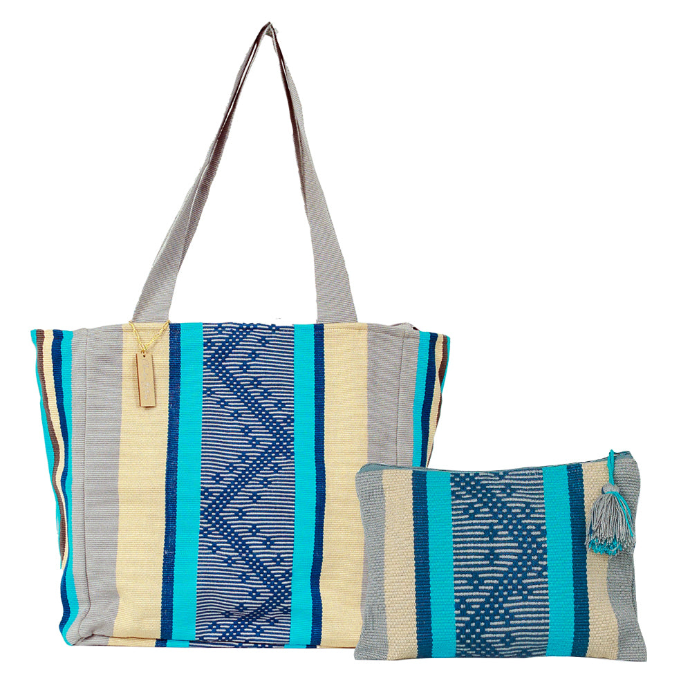 Bluebell tote and Clutch Combo
