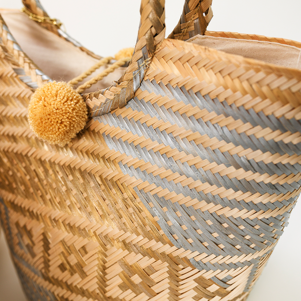 Hand tote Gold