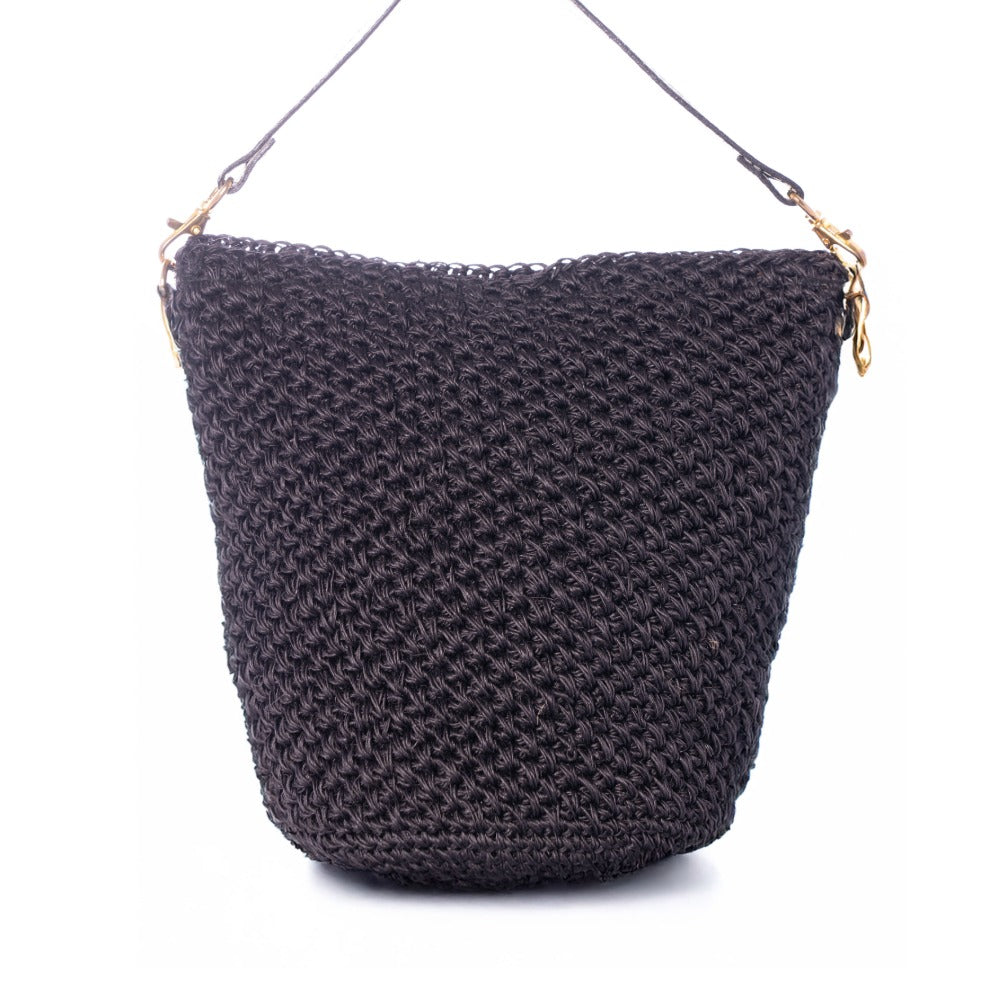 Fique Palm Cross-Body Bat with Double Leather Straps